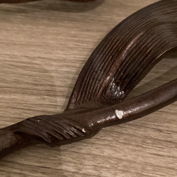 Michael Aram tulip servers brown enamel - Picture 14 of 14